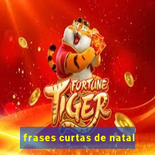 frases curtas de natal